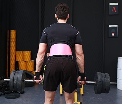 Gym Power Weight Lifting Hooks Grips With Thick Neoprene Padded Wrist Support (Pair) - Thumbnail 5