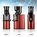 BuySevenSide best juicer Extractor for Low speed extraction produces up to 98% fresh juice with No waste on fruits or vegetables and No harm to vitamins