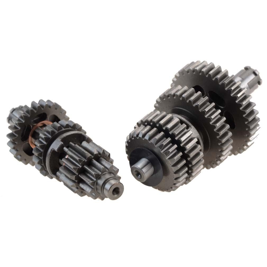 GOOFIT Motorcycle Engine Transmission Gearbox Gear external box Main Counter Shaft Replacement For Chinese 50cc 110cc 125cc Engine Pit Dirt Motor Bike