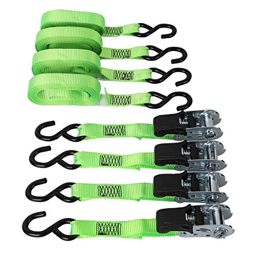 XSTRAP-Ratchet-Tie-Down-Straps-4-Pk-15Ft-500-Lbs-Load-Cap-1500-Lb-Break-Strength-Cargo-Straps-for-Moving-Appliances-Lawn-Equipment-Motorcycle
