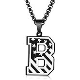 Hisatan Triangle Initial Necklace for Men Women, Stainless Steel Triangle A-Z Letter Pendant Minimalist Silver Mens Geometric Twist Chain Jewelry Gifts for Him Boyfriend Husband, 22+2 IN