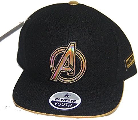 MarvelDallasCowboys Marvel Avengers x Dallas Cowboys Kids Youth Hat Cap Snapback