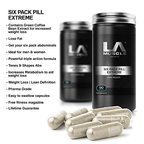 LA Muscle Six Pack Pill Extreme, Natural Ingredients, Safe For Men & Women, Pharma Grade, One Month Supply, Super Tummy Fat Eliminator, Metabolism and, Appetite Suppressant pills. LA Muscle Six Pack Pill Extreme, Natural Ingredients, Safe For Men & Women, Pharma Grade, One Month Supply, Super Tummy Fat Eliminator, Metabolism and, Appetite Suppressant pills.