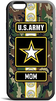 US Army Mom Cover, Case Rubber Black For iPhone 6 Plus, iPhone 6 4.7", iPhone 5/5s, iPhone 5C, iPhone 4/4s (iPhone 6)