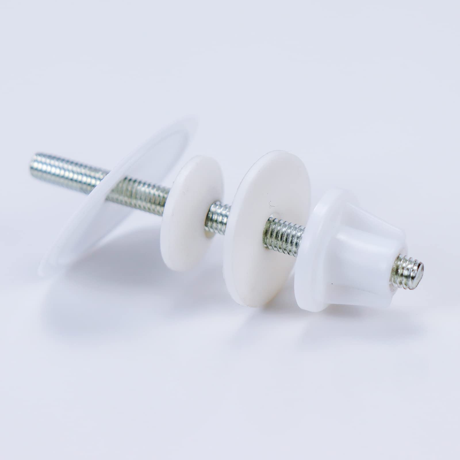 Fanmitrk Toilet Seat Fittings-Toilet Seat Plastic Accessories,Replacement Accessories for Most Seat Hinges(XHJPART)