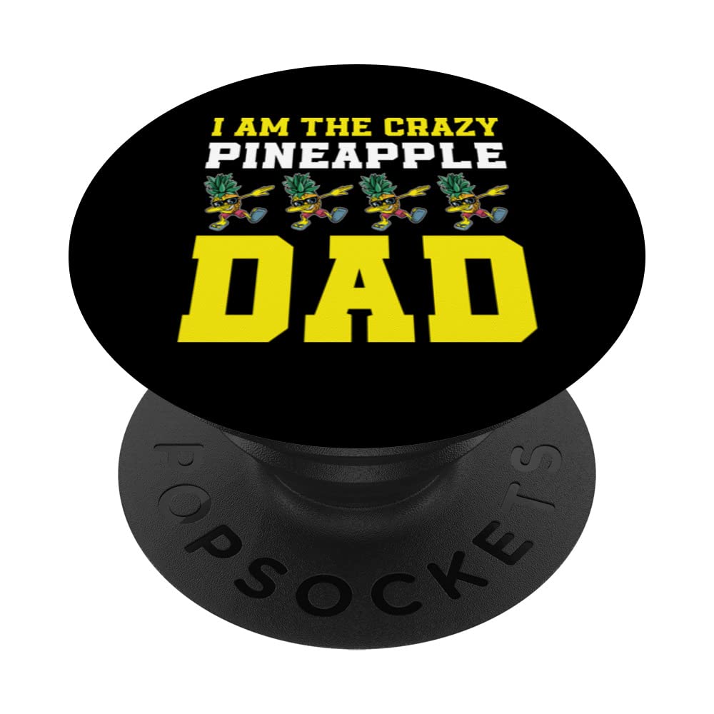 Funny Pineapple Dad Apparel Aloha Hawaii Beaches For Men PopSockets Swappable PopGrip