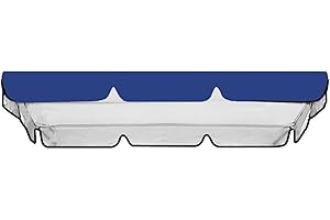 PLUSLEYSC Patio Swing Canopy Replacement, 420D All Weather Protection Deluxe Waterproof UV, Outdoor Swing Canopy Replacement