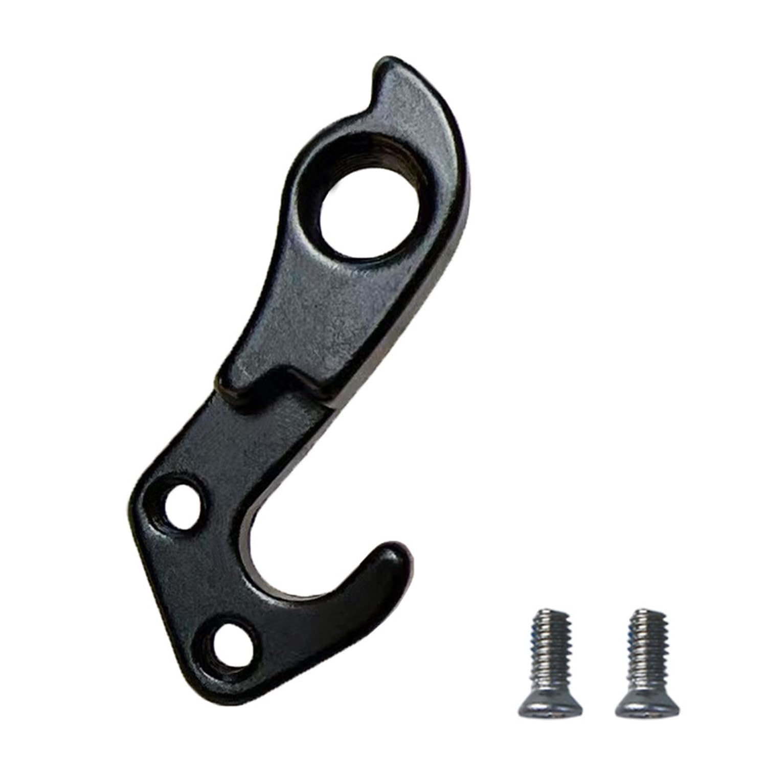 1 Pcs Bike Tail Hook, Bike Tail Hook Rear Derailleur Hanger Rear Wheel Mechanical Shift 322175/318610 Aluminum Alloy Compatible with Trek Gary Fisher, Black