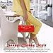 Primeware Wine Clutch Bag (Thermal Insulated) Trendy Women’s Carry Tote | Holds Red & White 750mL Bottles | Trendy Fashion | Incl. Portable Waiter-Style Corkscrew