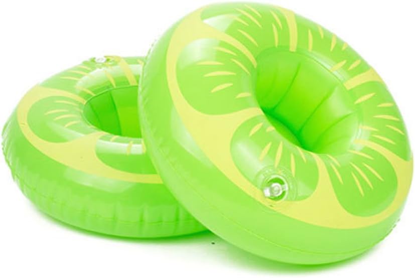 The Inflatable Water Cup Holder for Your Pool Party Inflatable Coasters With your Red Wine Orange Juice or Other (lemon)