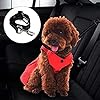 2-Pack-Premium-Car-Seat-Belt-for-Dogs-Cats-Pets-Adjustable-Safety-Heavy-Duty-Elastic-Lead-Harness-for-Cars-with-Elastic-Nylon-Bungee-Buffer-Black Dog Seat Belts for Cars UK, 2 Pack Premium Car Seat Belt for Dogs Cats Pets, Adjustable Safety Heavy Duty Elastic Lead…
