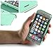 Lockwood iPhone 6/6s | Folio Wallet Card Case for Women/Girls | Faux Leather | Vintage Mint | (4.7 Inch) | Ultra Slim & Light
