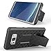 TILL for Galaxy S8 S VIII Case, TILL [Thin Design] [Black] Full-Body Holster Armor Case [Built-in Kickstand] Locking Belt Swivel Clip Non-Slip Texture Combo Hard Shell Cover for S8 (5.8 INCH)