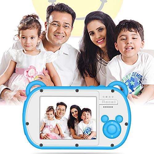 Underwater Camera for Kids, HD 1080P Waterproof Kids Camera, Video Recorder Action Preschool Camera, 8X Digital Zoom Camera with Flash & Microphone Sticker