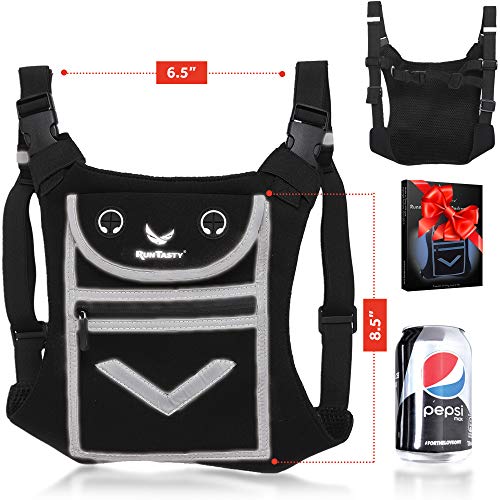 Running Mini Backpack Vest for Men & Women Reflective w/360°HiViz