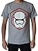 Star Wars Force Awakens Storm Trooper Badge Mens Grey T-shirt