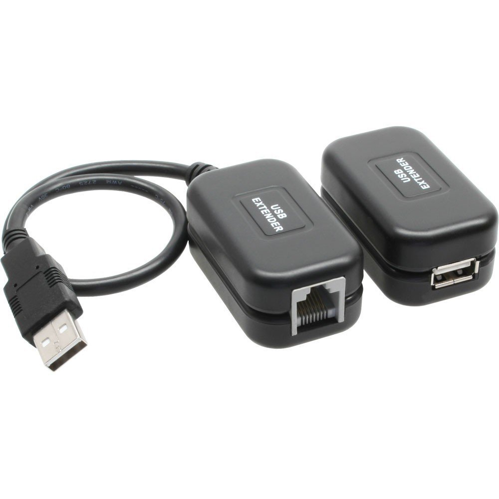 USB Extender up to 60 m via Network Cable RJ45 Category 5e 1 x USB Verlngerung
