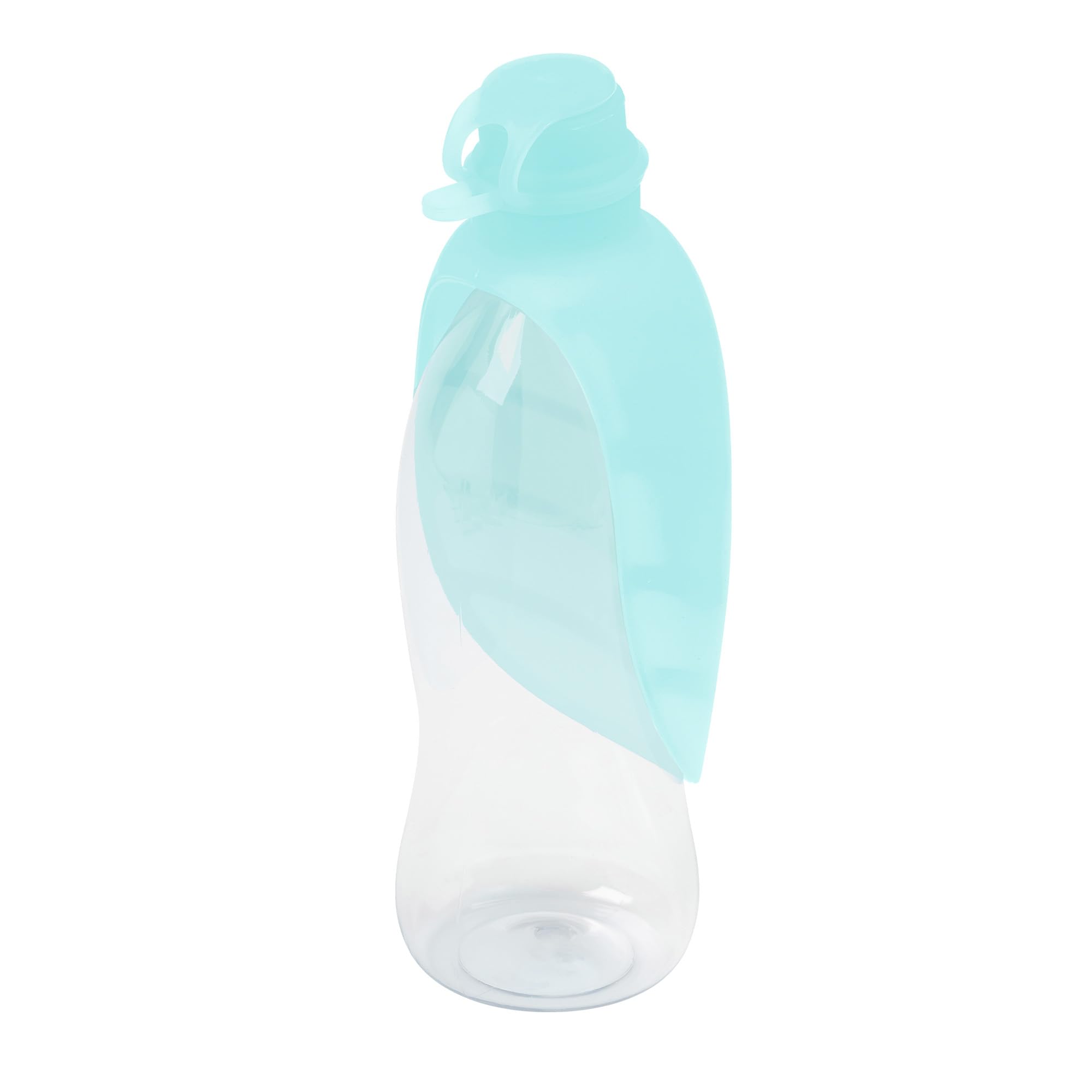 UNITED PETS Leaf Portable Water Dispenser Made Of Silicone, One Size, Aquamarine, 110 g