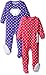 Carter's Baby Girls' Toddler 2-Pack Fleece Pajamas, Polka Dots, 2T