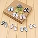 Fortune days toys for 1/6 doll shoes, Kitty cat and butterfly style handmade shoes four different color, suitable blythe icy licca Azone body and more! (withe Bowknot)