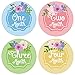 PAMBO Monthly Baby Stickers | Waterproof Milestone Newborn Boys & Girls Flower Stickers | Perfect for Celebrations/Photo Keepsake | 16in1