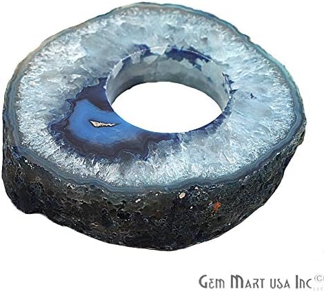 Agate Candle Holder, Tealight Holder, Candle Holder, Agate Slab, Home Decor, Agate Geode, Boho Decor (CAND-10000)
