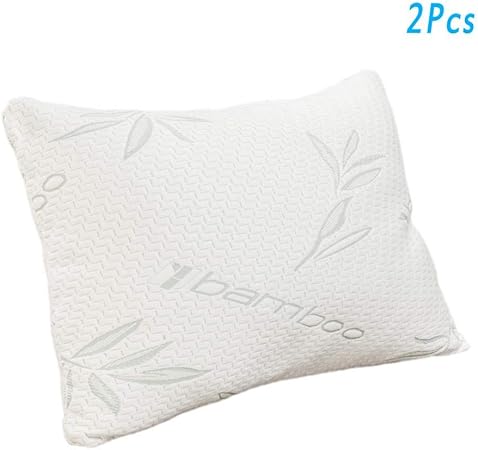 Amazon Com Rainrain27 Memory Foam Pillow 2pcs Gel Particle