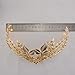 Eseres Gold Leaf Hair Crown Wedding Hair Jewelry with Combs for Women