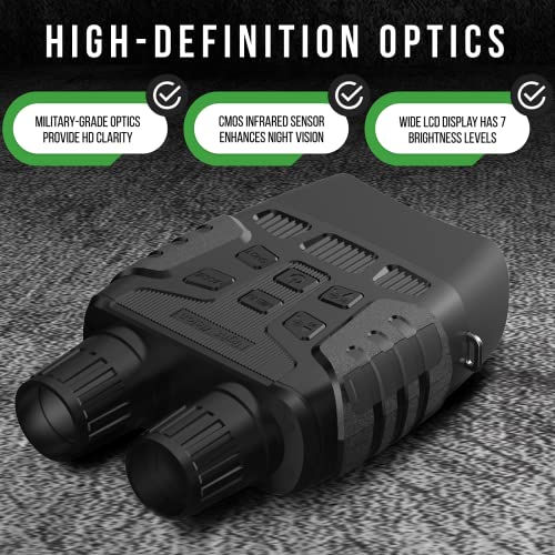 Bush Tech Night Vision Binoculars, MilitaryGrade Infrared Binoculars