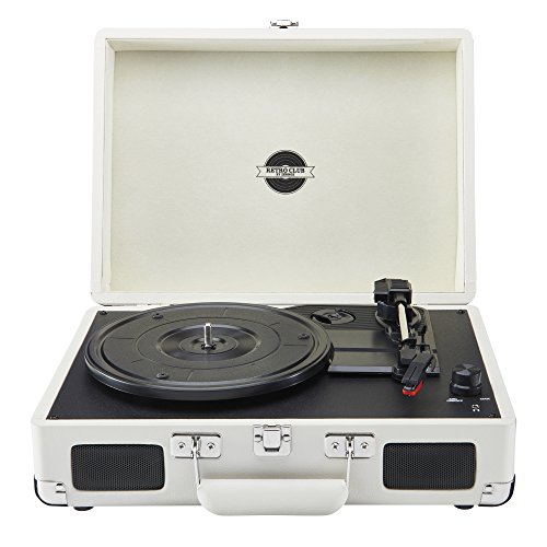 Buy Zennox Retro Briefcase Vinyl Record Player, Portable Turntable USB