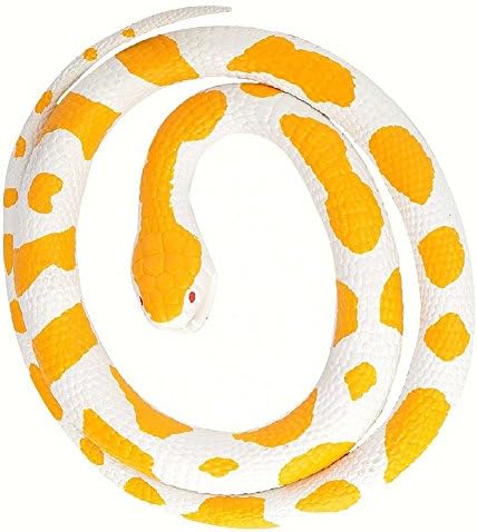 Wild Republic Albino Python, Rubber 