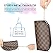 Women Coin Purse Shell Leather Coin Pouch Key Chain Small Makeup Bag (B)