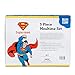 Bumkins DC Comics Superman Kids Dish Set, Plate, Bowl, Cup, Fork and Spoon, Melamine Toddler Dishes, BPA Free, Stackable, Dishwasher Safe - 5-Piece Set