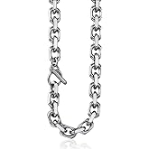 Trendsmax Mens Womens Stainless Steel Necklace Cable Rolo Link Chain 18-26 inch