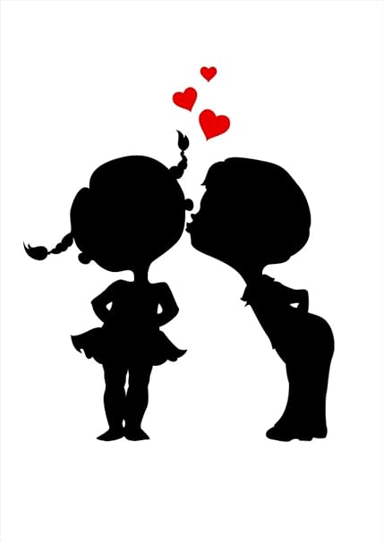 Amazon Co Jp Igsticker ポスター ウォールステッカー シール式ステッカー 飾り 257 364 B4 写真 フォト 壁 インテリア おしゃれ 剥がせる Wall Sticker Poster 009328 ハート 白 黒 キャラクター ホーム キッチン