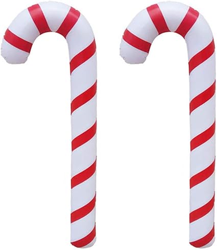 Amazon Com Soochat Inflatable Candy Canes For Christmas
