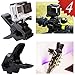 GreatCool Suction Cup Car Mount Holder with 360 Degree Mount+Jaws Flex Clamp Mount with Adjustable Gooseneck Accessories for Compatible with GoPro Fusion Hero Session Action Camera and Cell Phone