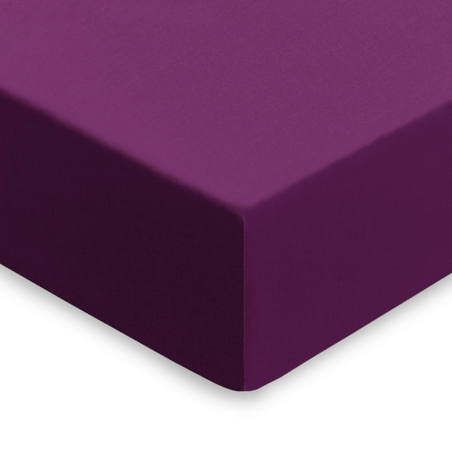 Extra Deep Fitted Sheets 16"/40CM Deep 15 Colours (Purple, King) — image 1