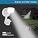 BESTTEN Outdoor LED Motion Sensor Security Light, 20W (120W Equivalent), 1400 Lumens 4100K Bright Light, 70Ft & 180° Detection Range, Adjustable Head, Waterproof, for Garage/Yard/Porch/Garden, White