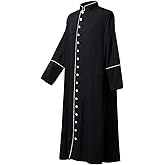 BLESSUME Church Clergy Mens' Choir Cassock Robe Pastor Pulpit Liturgical Vestment Robe