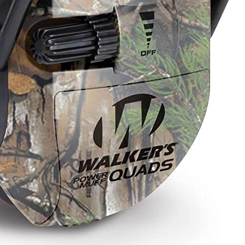 Walker's Ultimate Power Muff Quads with AFT/Electric, Mossy Oak Camo