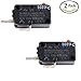 Podoy 3B73362F Microwave Switch SZM-V16-FA-63 for Compatible with LG Micro Monitor Switch Normally Open WB24X830 SZM-V16-FD-63 (Pack of 2) Black