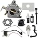 Coolwind Carburetor Air Filter Ignition Coil with Gasket Spark Plug Fuel Line for Stihl MS180 MS170 017 018 Chainsaw primary