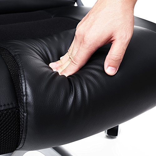 SONGMICS-Sedia-da-UfficioStabile-Resistente-Durevole-Altezza-Regolabile-Ergonomica-Nero-OBG22B