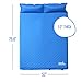 Camp Solutions 2 Person Self-Inflating Sleeping Pad with Pillow, Waterproof Lightweight Anti-Tear, for Outdoor Camping,Hiking,Backpacking,Travel