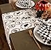 DII Halloween Party Tabletop Decor, Reusable & Machine Washable Cotton Fabric, Table Runner, 14x72, Spooky Portraits
