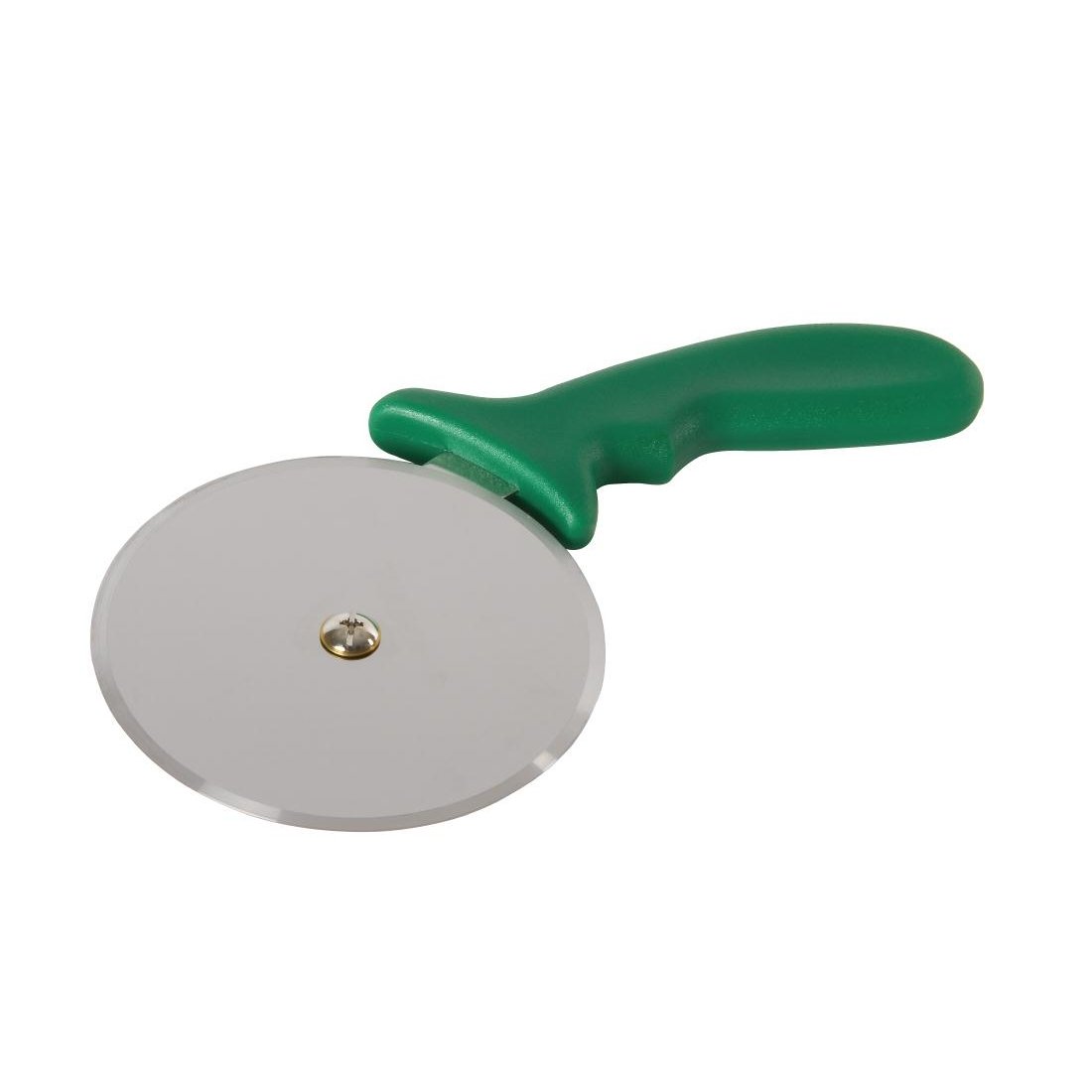 Hygiplas Pro-Grade Pizza Cutter 102mm/4 inch, Stainless Steel Wheel, Kitchen Pizza Wheel Slicer, Smooth Wheel Action