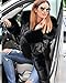 Roiii Women Thicken Warm Winter Coat Hood Parka Overcoat Long Jacket Outwear,Black,XXX-Large