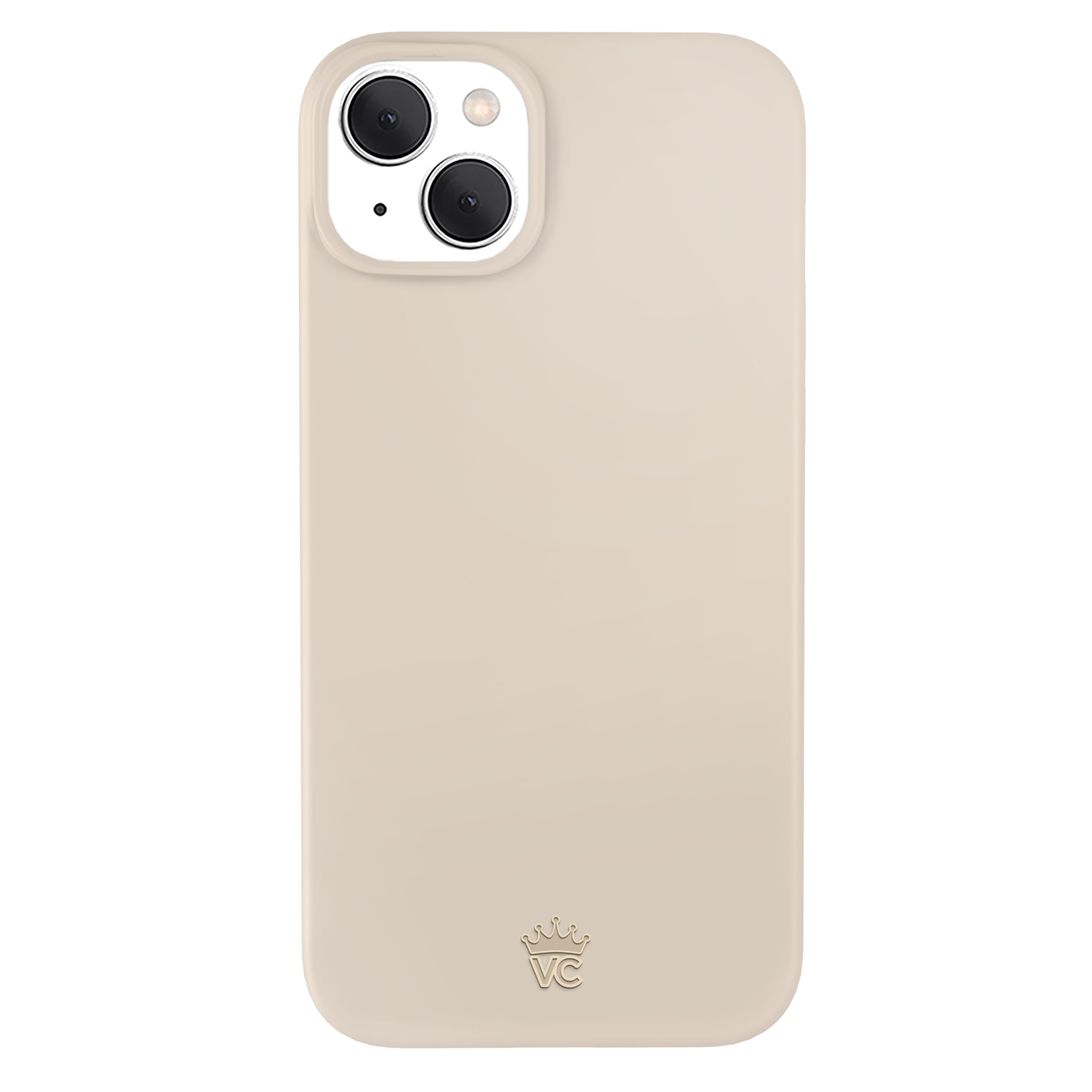 VELVET CAVIAR for iPhone 15 Case - Compatible with MagSafe - 10ft Drop Protection (Sand Stone, Neutral Beige)