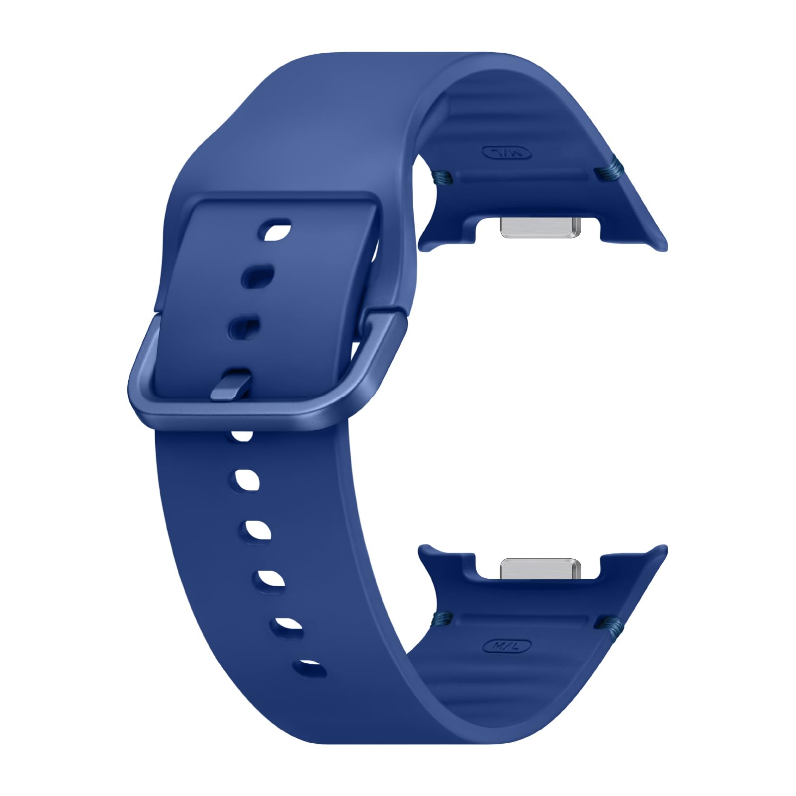 Samsung Galaxy Watch 8 Series Sport Band, Rubber, Dynamic Lug System, Flexible Fit, Breathable, Compatible with Galaxy Watch 8 and Watch 8 Classic, M/L Navy Image